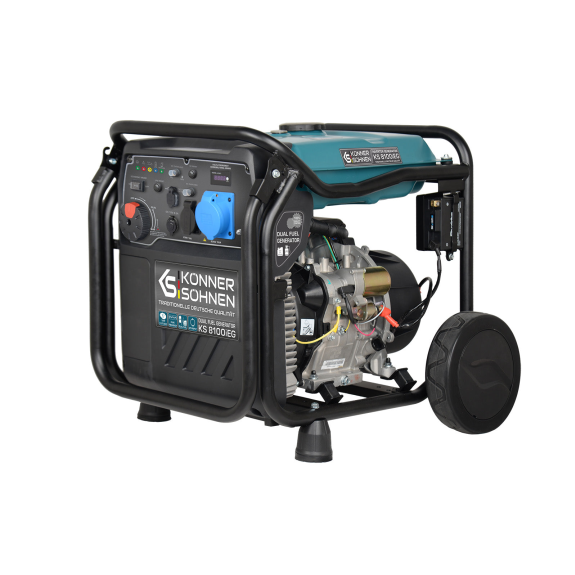 LPG/Benzin-Inverter-Generator KS 8100iEG Betriebsspannung, V 230 Höchstleistung, kW 8.0**-Beschreibung lesen
