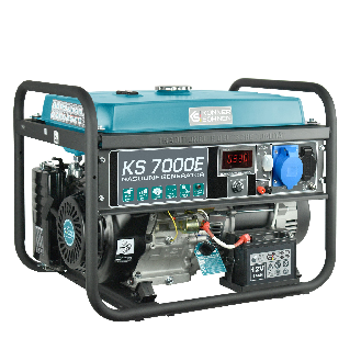 Benzin-Generator KS 7000E Betriebsspannung 230V Höchstleistung 5.5kW-Beschreibung lesen