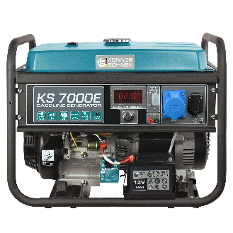 Benzin-Generator KS 7000E Betriebsspannung 230V Höchstleistung 5.5kW-Beschreibung lesen