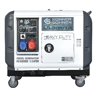 Diesel-Generator KS 9300DE-1/3 ATSR (EURO V) Betriebsspannung 230/400 Höchstleistung/Nennleistung (230V), kW 6.5/6.0-Beschreibung lesen