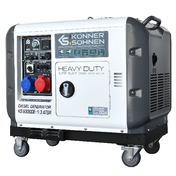 Diesel-Generator KS 9300DE-1/3 ATSR (EURO V) Betriebsspannung 230/400 Höchstleistung/Nennleistung (230V), kW 6.5/6.0-Beschreibung lesen