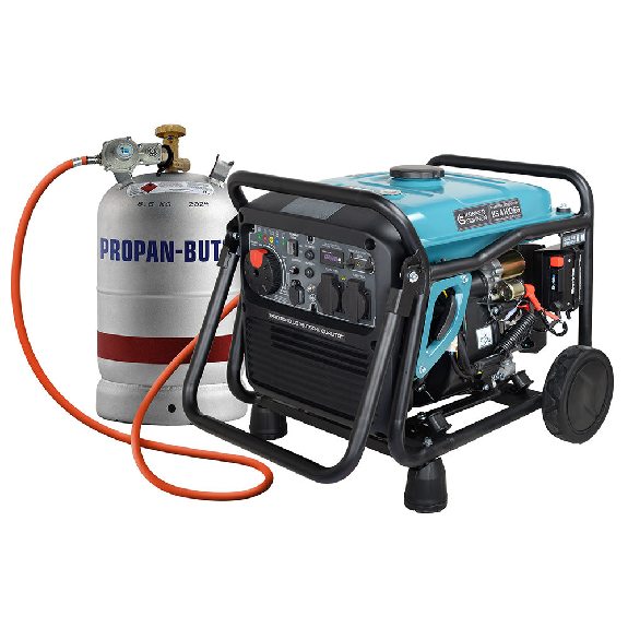 LPG/Benzin-Inverter-Generator KS 4100iEG Betriebsspannung, V 230 Höchstleistung, kW 4.0-Beschreibung lesen