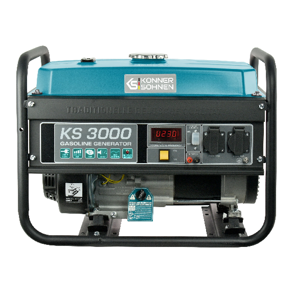 Benzin-Generator KS 3000 Betriebsspannung, V 230 Höchstleistung, kW 3.0-Beschreibung lesen