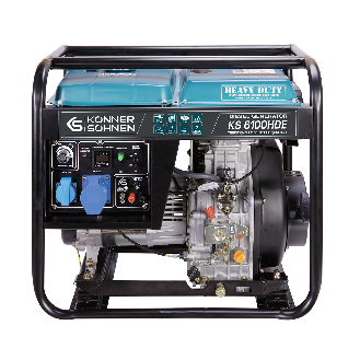 Diesel-Generator KS 6100HDE (EURO V) Betriebsspannung 230 Höchstleistung, kW 5.5-Beschreibung lesen