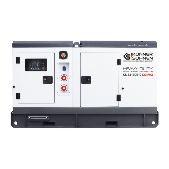 Drehstrom-Diesel-Powerstation KS 33-3DE-G Betriebsspannung 230/400 Höchstleistung (400V), kVA 33-Beschreibung lesen