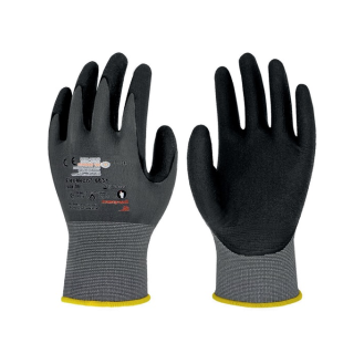 Handschuhe FlexMech 663+ Gr.6 grau/schwarz EN420,EN388,EN407 PSA II-Beschreibung lesen