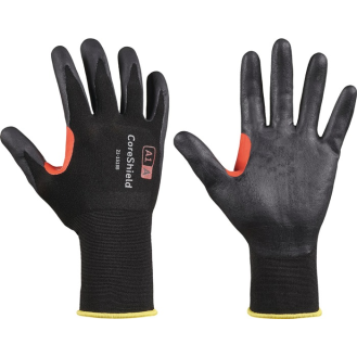 Schnittschutzhandschuhe CoreShield 18G A1/A Gr.8 schwarz EN 388 PSA II 10 PA-Beschreibung lesen
