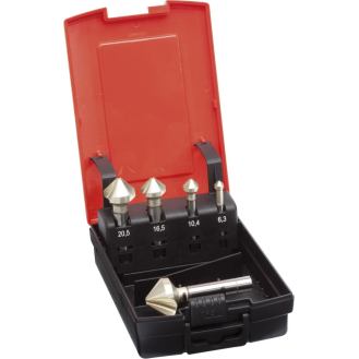 Kegelsenker-Set DUO DIN335 HSSE Form C Zylinderschaft 90Grad 6,3-20,5mm  G-Beschreibung lesen