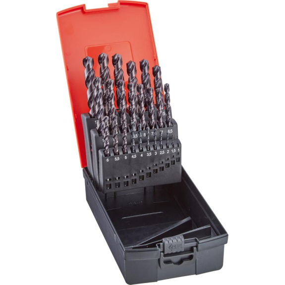 Spiralbohrer-Set DIN338 HSSE TiALN Typ N 1-13mm Spiralbohrer-Set DIN338 HSSE TiALN Typ N 1-13mm-Beschreibung lesen