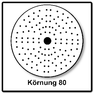 Haftschleifscheibe IRIDIUM Grip 121L 150mm K.80 f.HO/Metall/Lack/Ku.-Beschreibung lesen
