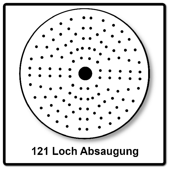 Haftschleifscheibe IRIDIUM Grip 121L 150mm K.80 f.HO/Metall/Lack/Ku.-Beschreibung lesen