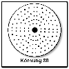 Haftschleifscheibe IRIDIUM Grip 121L 150mm K.80 f.HO/Metall/Lack/Ku.