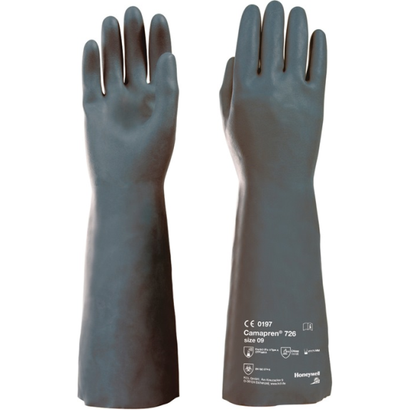 Chemiehandschuh Camapren 726 Gr.9 schwarz EN388/EN374-1 PSA III-Beschreibung lesen