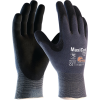 Schnittschutzhandschuhe MaxiCut Ultra 44-3745 Gr.8 blau/schwarz EN 388 PSA II