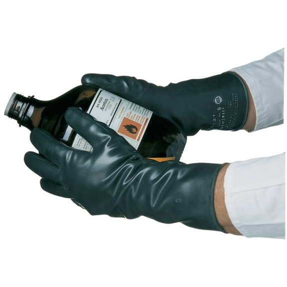 Chemiehandschuh Butoject 898 Gr.9 schwarz EN 388,EN 374 PSA III-Beschreibung lesen