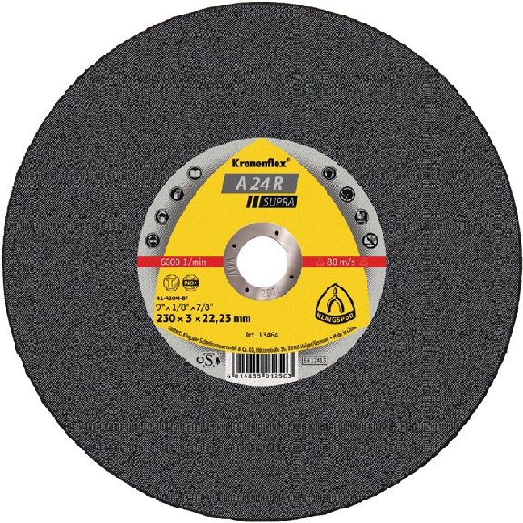 Trennscheibe A 24 R Supra D115x2,5mm gekr.STA Bohr.22,2m-Beschreibung lesen