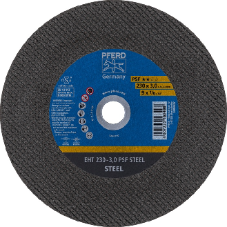 Trennscheibe PSF STEEL D230xm ger.STA Bohr.22,2m-Beschreibung lesen