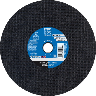 Trennscheibe SG STEELOX D230x1,9mm ger.INOX Bohr.22,2m-Beschreibung lesen