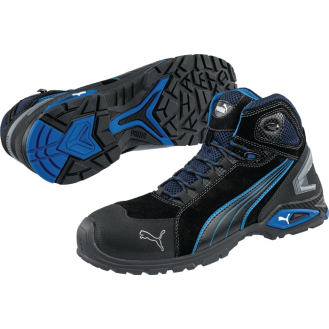Sicherheitiefel Rio Black Mid Gr.47 schwarz/blau S3L FO SR DIN EN20345-Beschreibung lesen