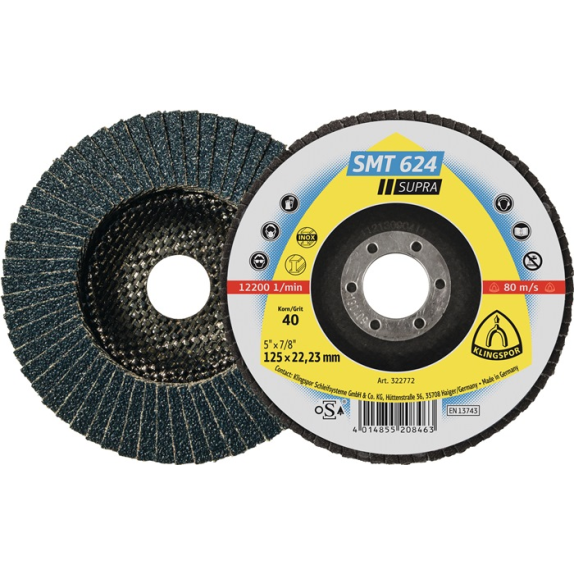 Rondelle de blocage dentelée SMT 624 Supra D.115mm K.60 12Grad kon.INOX ZK-Leggi tutto