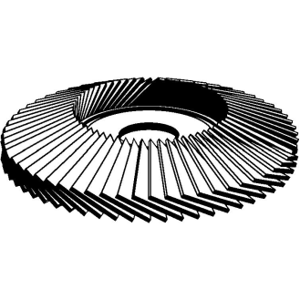 Fächerscheibe SMT 624 Supra D.125mm K.80 12Grad kon.INOX ZK-Beschreibung lesen