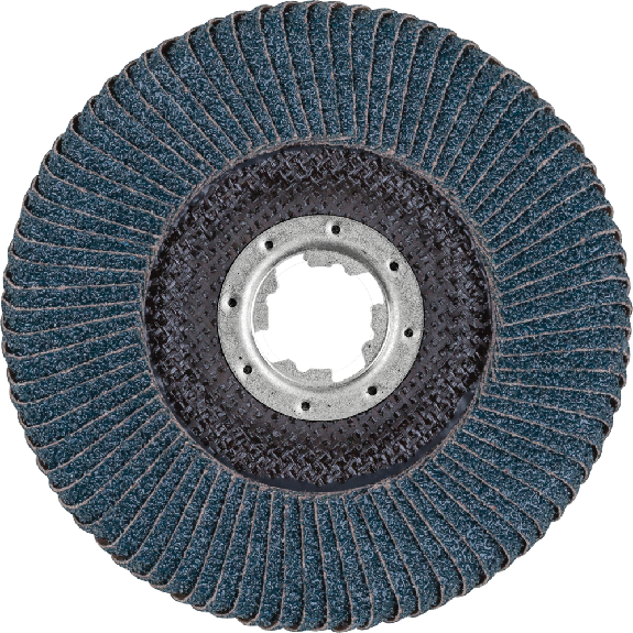 Fächerscheibe POLIFAN SGP CURVE STEELOX D.125mm K.Z-40 radial INOX/Stahl ZK-Beschreibung lesen