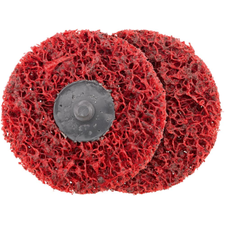 Grobreinigungsscheibe ROLOC 76,2mm xcrs rot-Beschreibung lesen