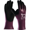 Chemiehandschuh MaxiDry 56-426 Gr.9 lila/schwarz EN 388 PSA III G