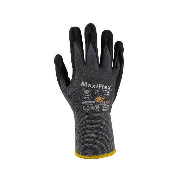 Handschuhe MaxiFlex Ultime 34-874 Gr.11 grau/schwarz Nyl.m.Nitril EN388 K.II-Beschreibung lesen