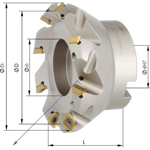 Aufsteck-Planfräser D63mm Z6 für SEMT09T3-Beschreibung lesen