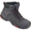 Sicherheitsstiefel Brooklyn Gr.45 schwarz/rot Leder S3 SRC HRO EN20345