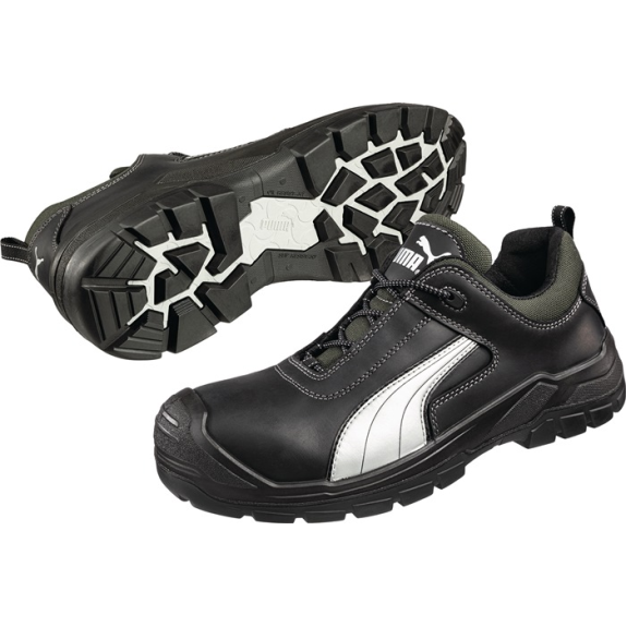 Sicherheitsschuh Cascades Low Gr.46 schwarz/weiß Leder S3 HRO SRC EN20345-Beschreibung lesen