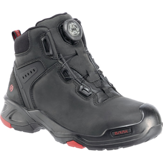 Sicherheitsstiefel Braxton Gr.44 schwarz/rot Leder S3 SRC HRO EN20345-Beschreibung lesen