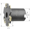 Scheibenfräser mit Bund Z6 D 63x6 mm
