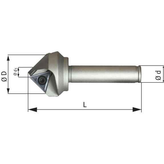 Fasenfräser D25mm 45 GradZ1 für TCGX 163504-Beschreibung lesen