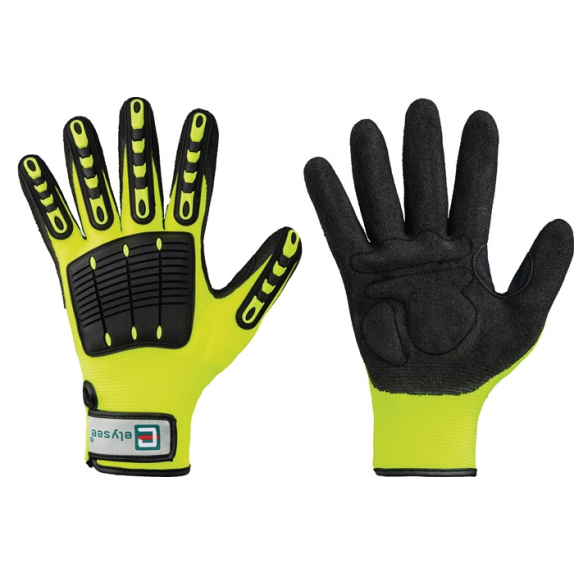 Handschuhe Resistant Gr.10 leuchtend gelb/schwarz EN 388 PSA II-Beschreibung lesen