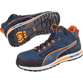 Sicherheitiefel Crowist MID Gr.46 blau/orange S3 HRO SRC DIN EN20345-Beschreibung lesen