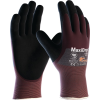 Handschuhe MaxiDry 56-425 Gr.10 violett/schwarz EN 388 PSA II G