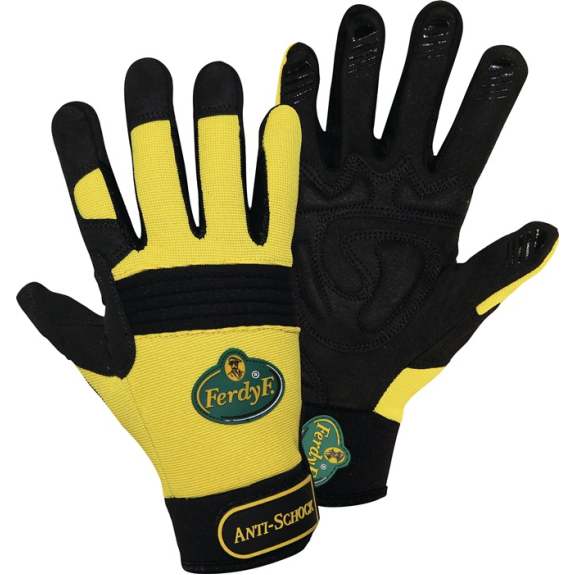 Gants de cyclisme anti-choc taille XXL noir/jaune EN 388 PSA II +DÖHLE-Leggi tutto