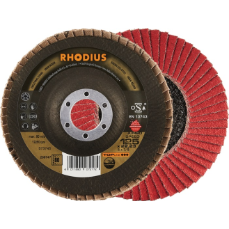 Fächerscheibe JUMBO SPEED D.115mm K.80 kon.INOX/Stahl CO-Beschreibung lesen