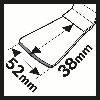 Schaber Z 52 SFC B.52mm Starlock Klingen-L.38mm HCS
