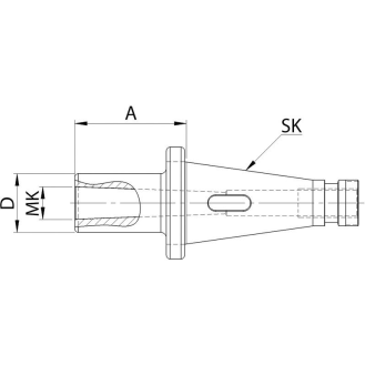 Einsatzhülse DIN2080 Form D SK50/MK2-Beschreibung lesen
