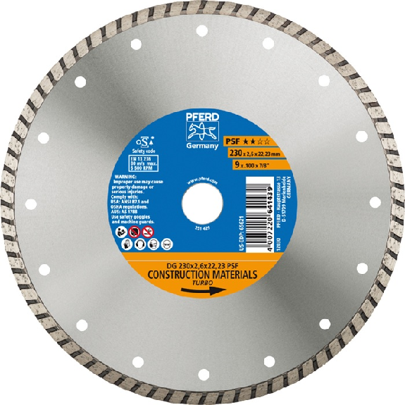 -Trennschleifscheibe D.230mm Bohr.22,2m 7mm-Beschreibung lesen