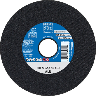Trennscheibe SG ALU D125x1,6mm ger.Alu.Bohr.22,2m-Beschreibung lesen