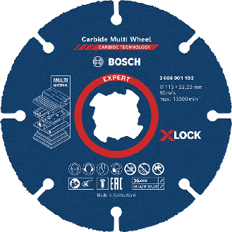 Trennscheibe Expert Carbide Multi Wheel X-LOCK D115xmm X-Lock-Beschreibung lesen