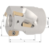 Walzenstirnfräser 50 mm Z3 Walzenstirnfräser 50 mm Z3