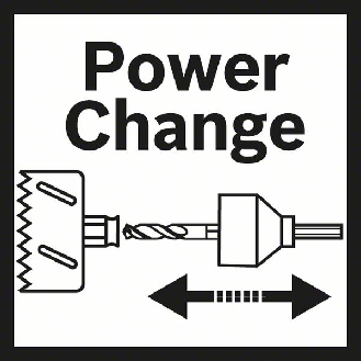 Lochsäge D. Schnitt-T.40mm HSS-Co 8 Schaftausf.Power Change Plus BIM-Beschreibung lesen