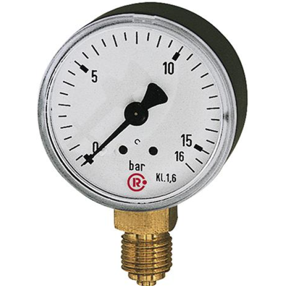 Manometer stehend 40mm 0-10bar G1/8" Manometer stehend 40mm 0-10bar G1/8"-Beschreibung lesen