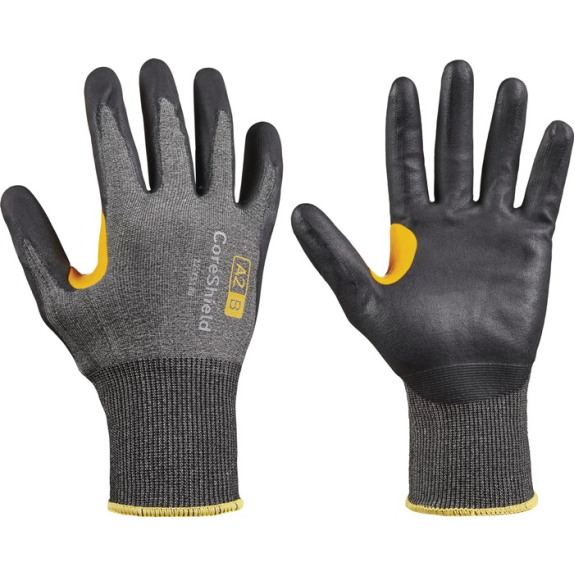 Schnittschutzhandschuhe CoreShield 18G A2/B Gr.8 schwarz EN 388 PSA II 10 PA-Beschreibung lesen