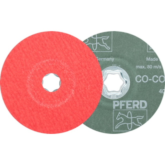 Fiberscheibe COMBICLICK CO-COOL D.125mm K.60 INOX/Alu.Keramikkorn-Beschreibung lesen